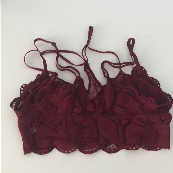 Maroon aerie bralette - Picture 4 of 6